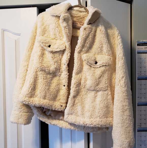 New with Tag- Free People Teddy Swing Jacket - Picture 2 of 3
